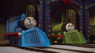 thomas and friends new crane on the dock